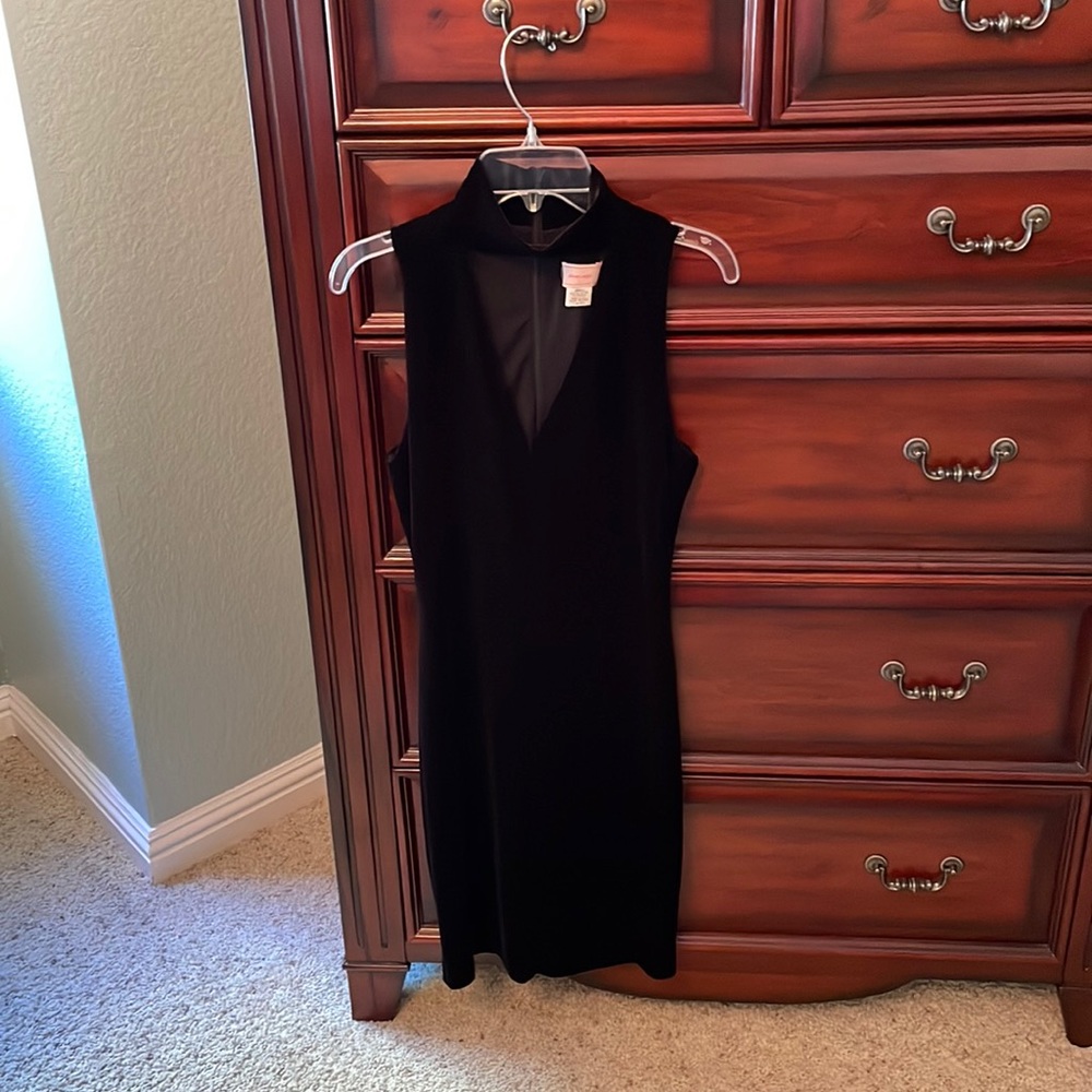 Velvet mini dress